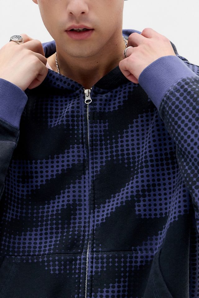 iets frans... Pixel Print Zip-Through Hoodie | Urban Outfitters UK