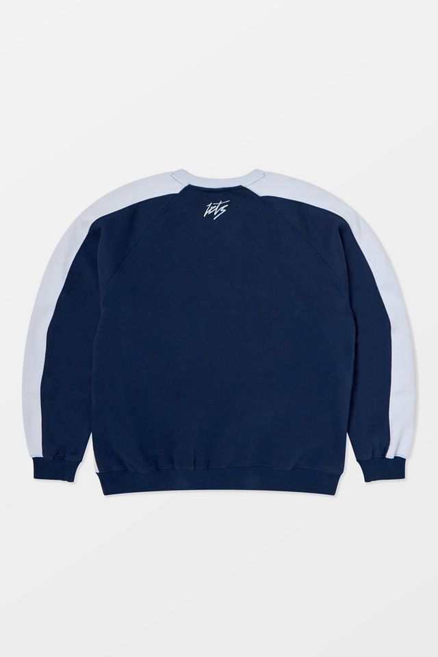 iets frans... Blauer Sweatshirt mit Einsatz #5