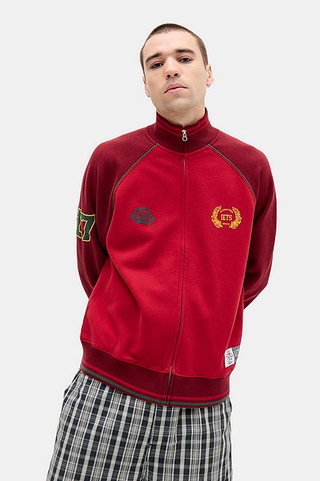 iets frans... Red Panel Track Top