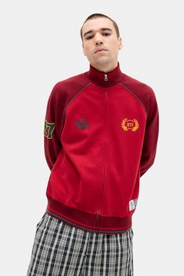iets frans... Red Panel Track Top