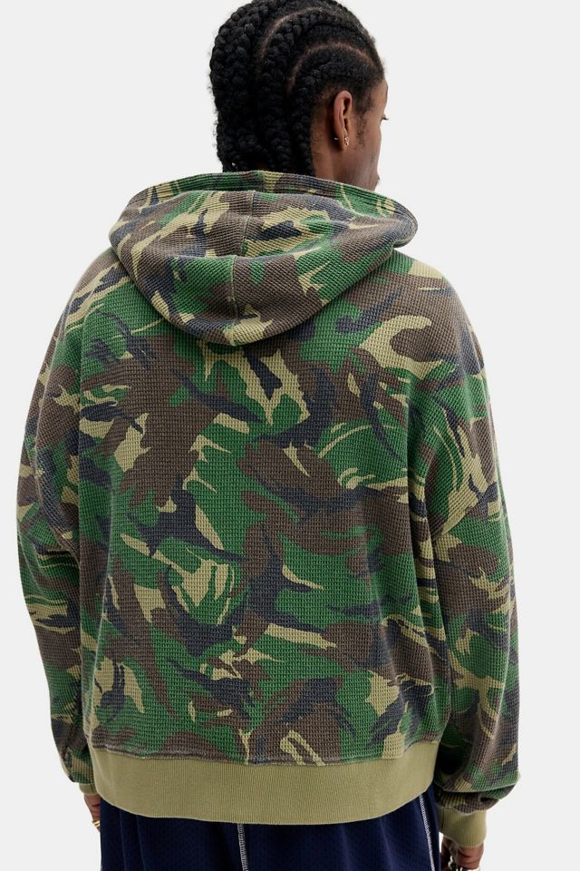 iets frans... Camo Waffle Zip-up Kapuzenpullover #3