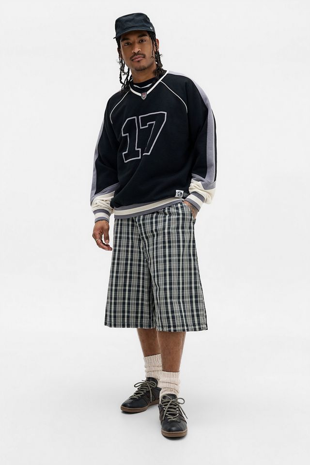 iets frans... Sudadera Negra con Panel Deportivo #1