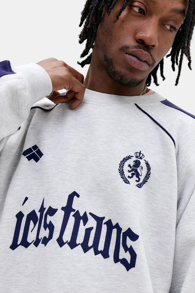 Sudadera Gris con Panel Gótico iets frans... #1