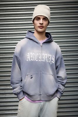 Archivis Destroy Zip-Through Hoodie