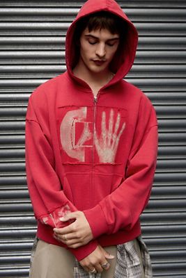 Sweat à capuche zippé Archivis Red X-Ray