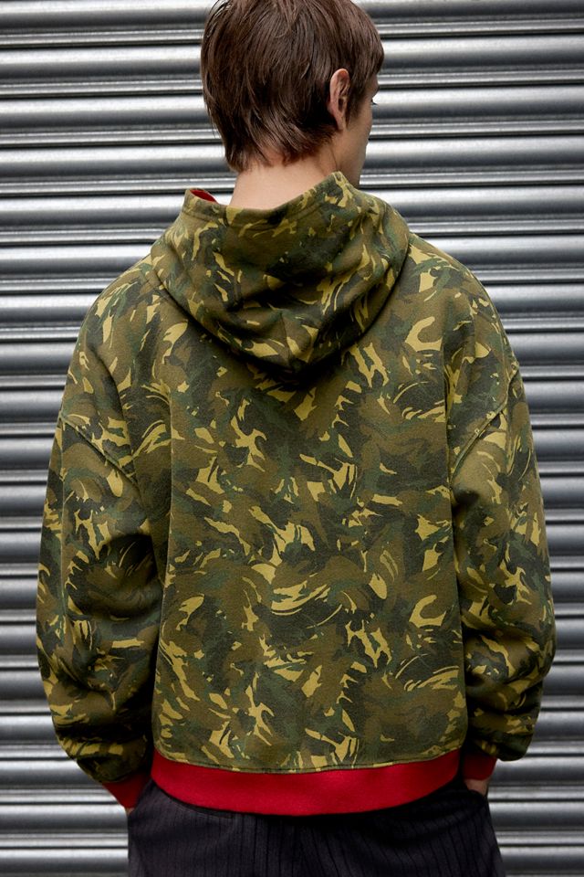 Archivis Camo Skull Zip-Through Hoodie #1