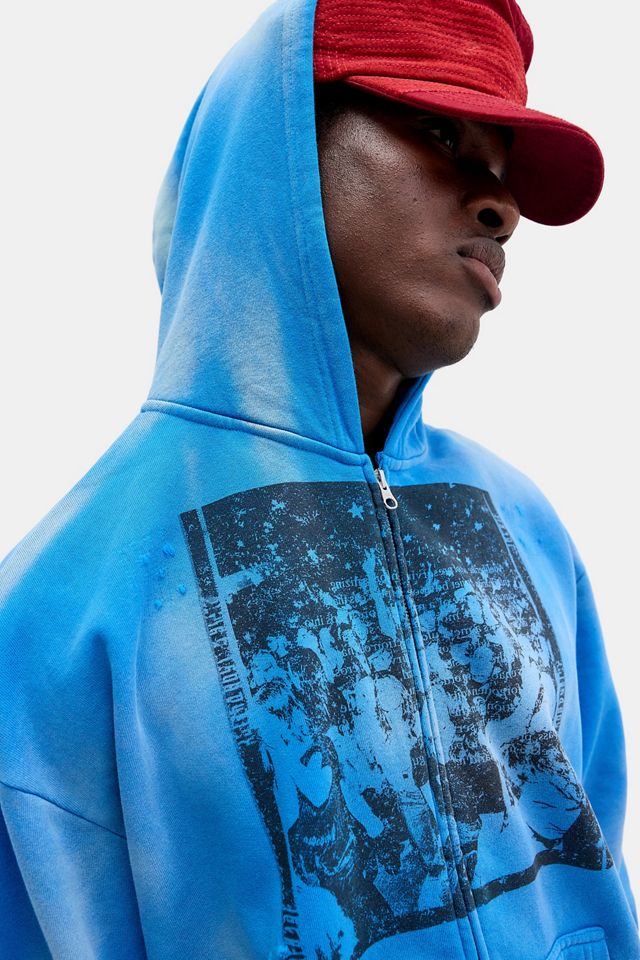 Sweat à capuche zippé Blue Rave Archivis #4