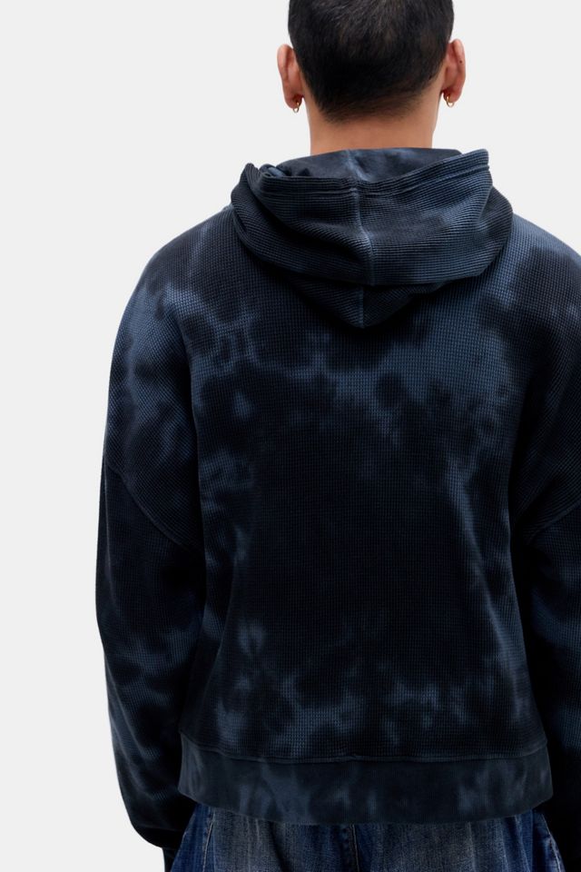 iets frans... Felpa con Cappuccio e Zip Integrale in Waffle Tie Dye #3