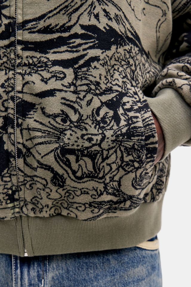 Sudadera con Capucha UO Khaki Eagle con Cremallera #2
