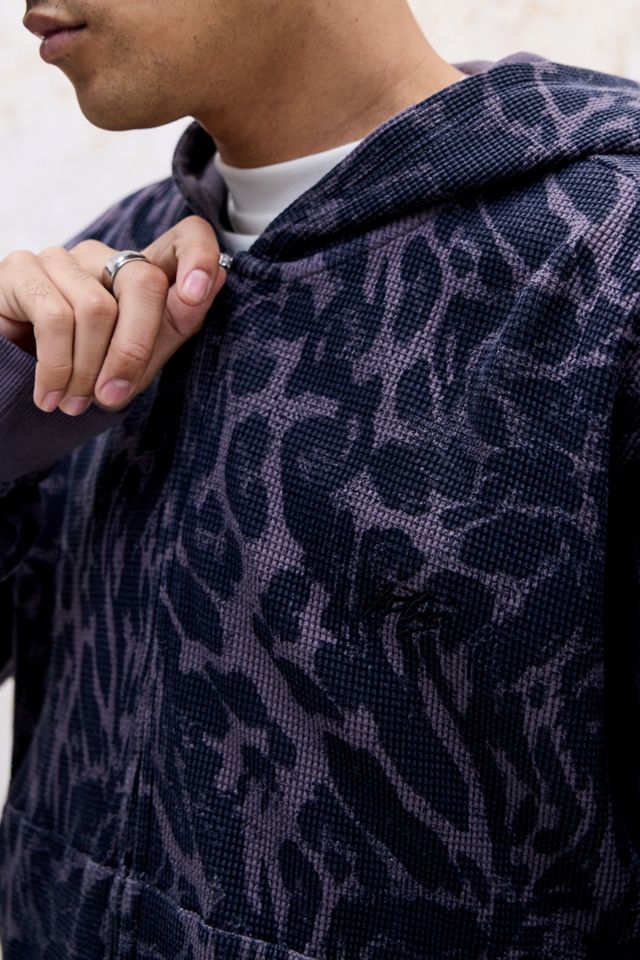 iets frans... Leopard Zip-Through Waffle Hoodie #2