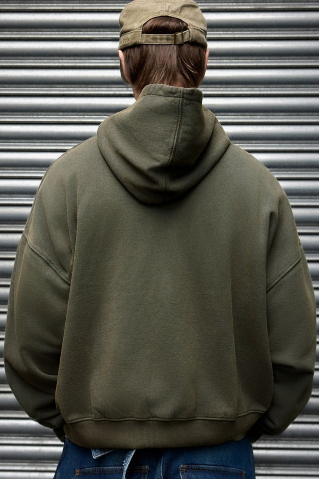 Sweat à capuche zippé doublé gaufré Archivis #3