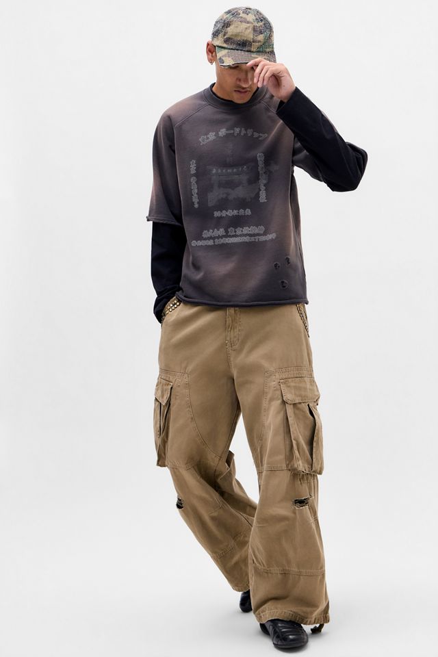 Archivis Schwarzes Doppellagiges Grafik-T-Shirt #2