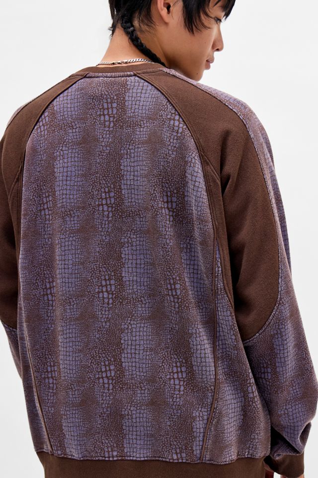 iets frans... Sweatshirt mit Schlangenmuster-Einsatz #3