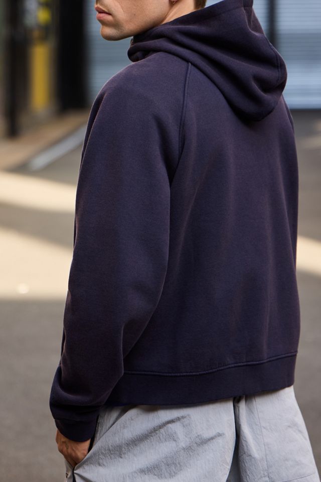 iets frans... Sudadera con Capucha Asimétrica Azul con Doble Cremallera #1
