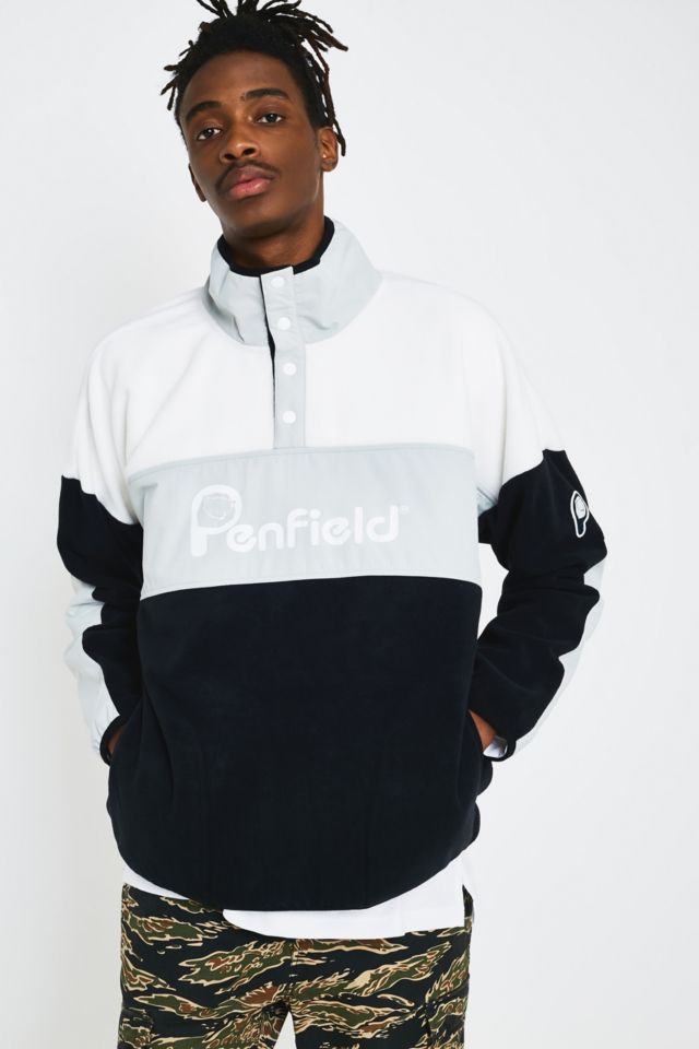 Penfield Sharma Polar Fleece White Jacket | Urban Outfitters UK