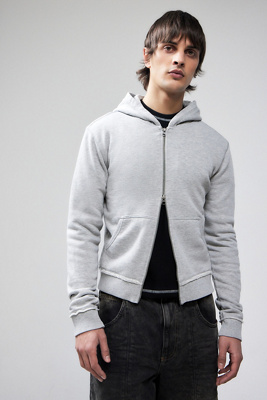Jaded London Grey Marl Mini Monster Hoodie | Urban Outfitters UK