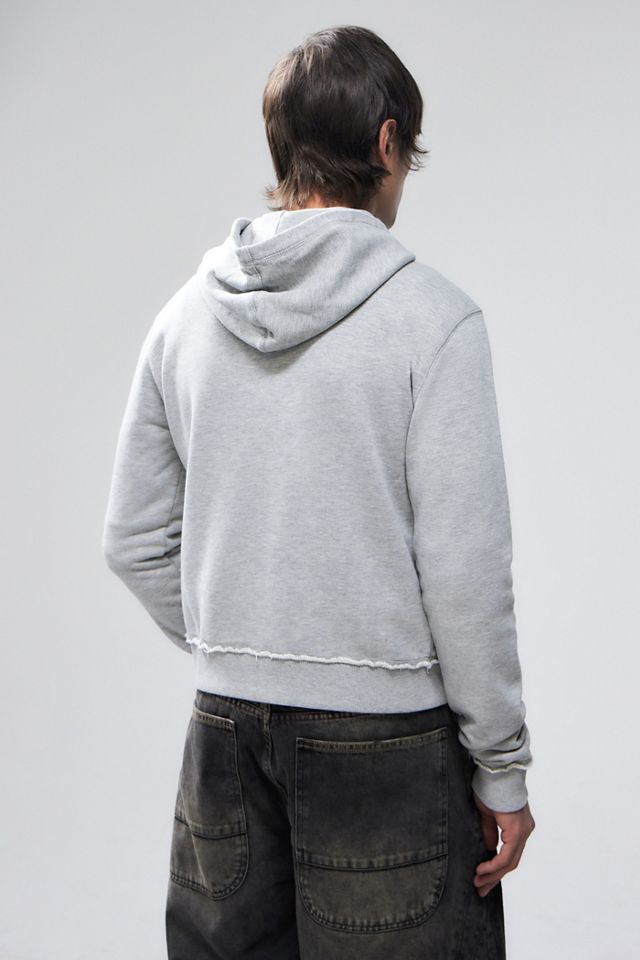 Jaded London Grey Marl Mini Monster Hoodie | Urban Outfitters UK