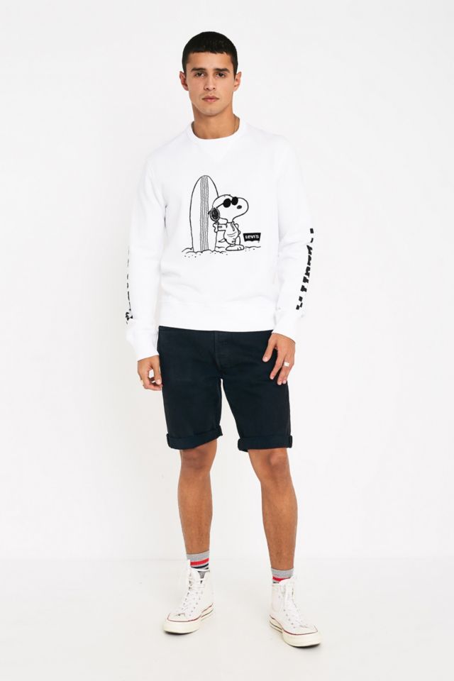 Levi's on sale peanuts sweatshirt