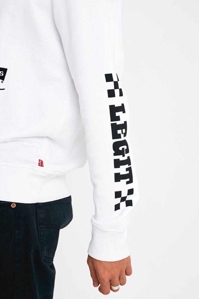 Levi’s x Peanuts Snoopy White Crew Neck Sweatshirt #2