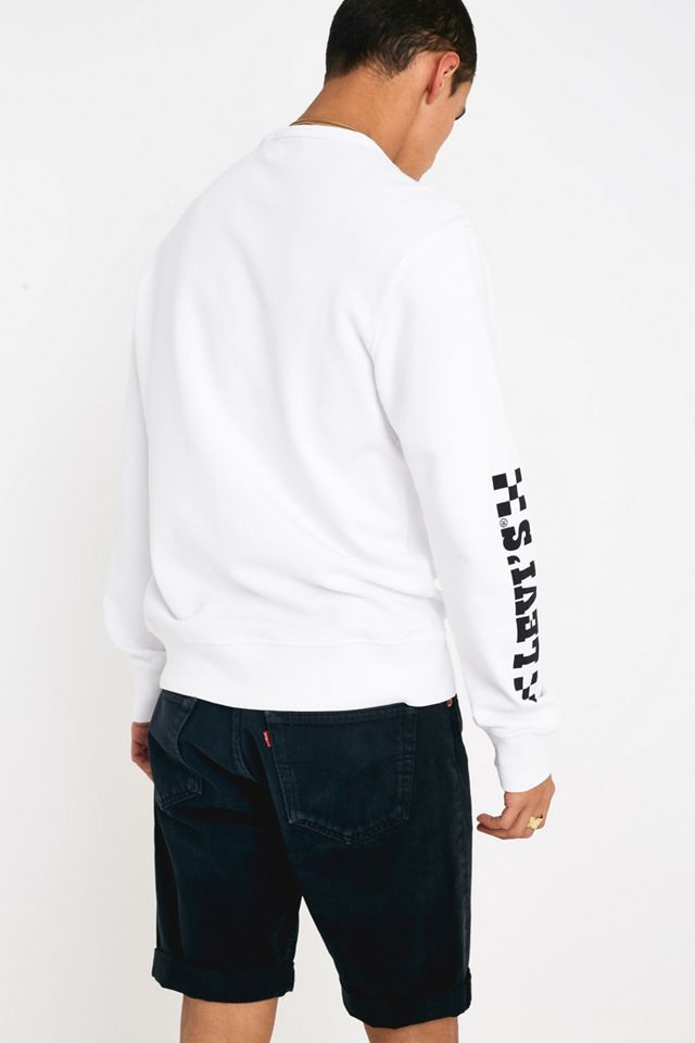 Levi’s x Peanuts Snoopy White Crew Neck Sweatshirt #3