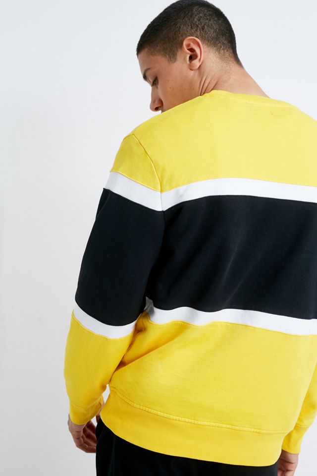 Levi's Yellow Colourblock Crew Neck Sudadera #1
