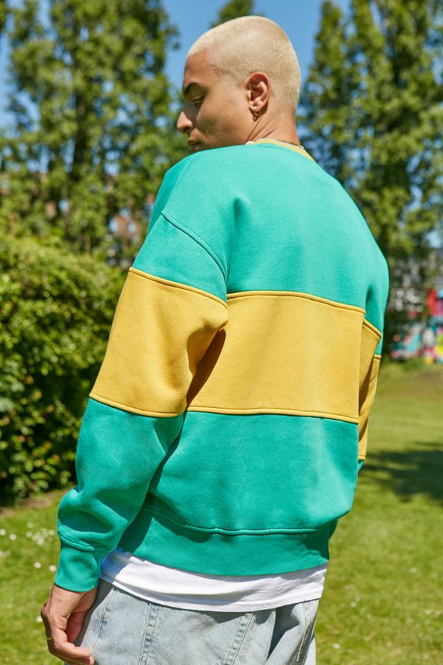 Levi's Green Alhambra & Yellow Colour-Block Sweatshirt #1