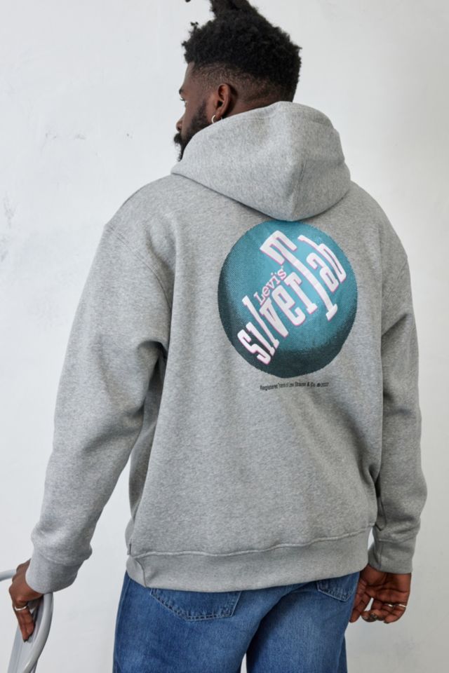 Levi's Grey Silver Tab Hoodie | Urban Outfitters UK