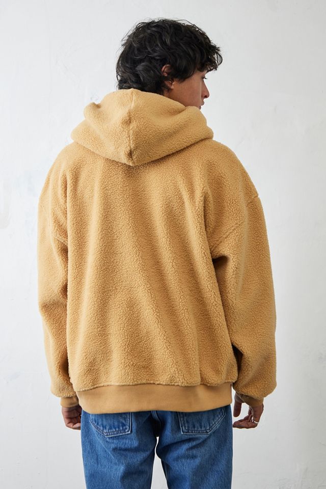 Levi's Iced Coffee Sherpa Zip-Through Jacket | Urban Outfitters UK