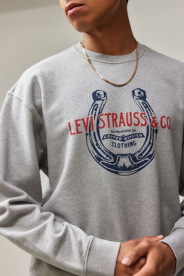 Levi's Grey Heather Horseshoe Jumper #1