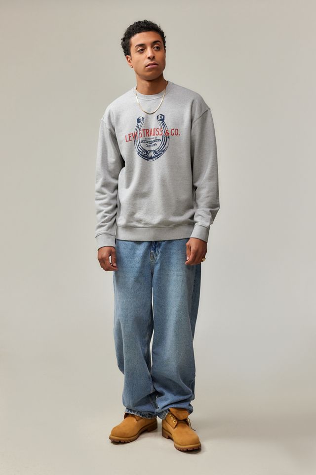 Levi's Grey Heather Horseshoe Jumper #2