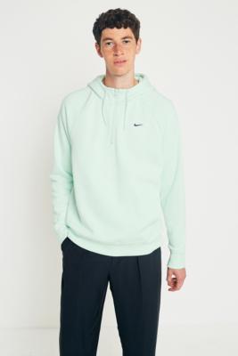 mint green nike half zip