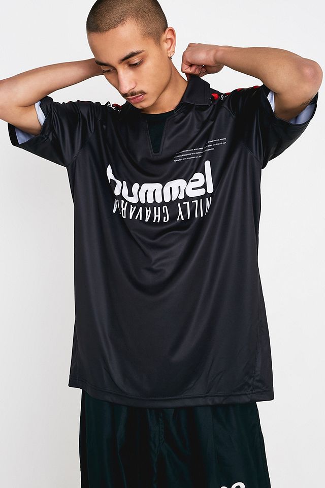 Hummel X Willy Chavarria Black Jersey Shirt | Urban Hummel X Willy Chavarria Black Jersey Shirt | Urban