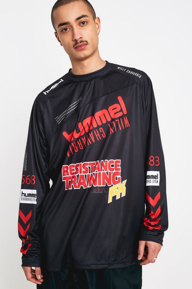 Hummel X Willy Chavarria Black Long-Sleeve Jersey Shirt