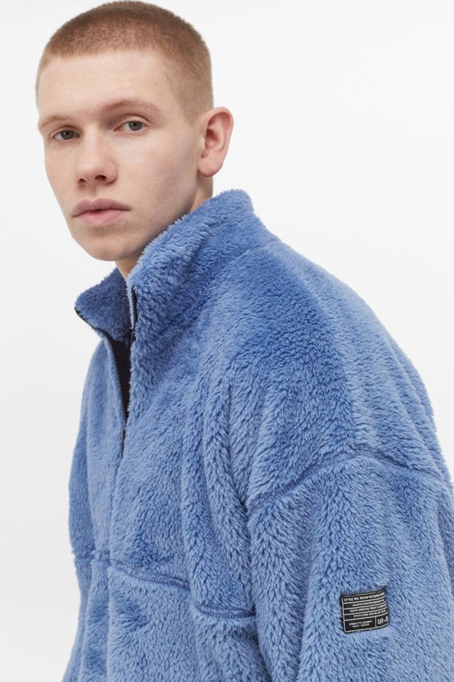 UO - Sweatshirt doux avec col montant bleu #1