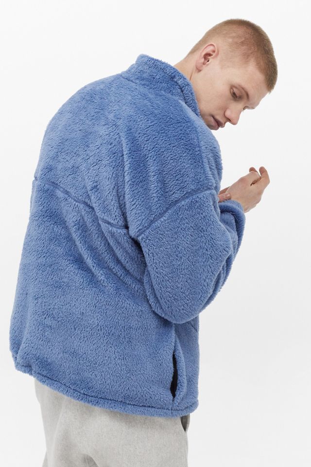 UO - Sweatshirt doux avec col montant bleu #3