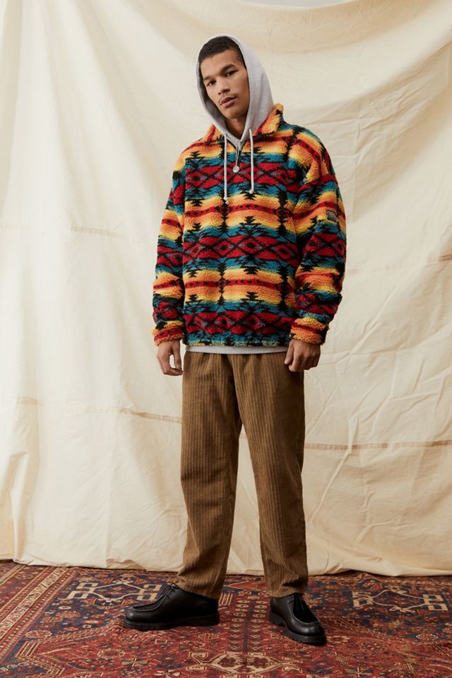 UO Borg Fleece Quarter Zip Mock Neck Felpa #2
