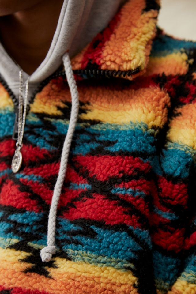 UO Borg Fleece Quarter Zip Mock Neck Felpa #3