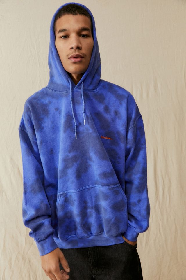 iets frans Cobalt Dark Tie Dye Hoodie