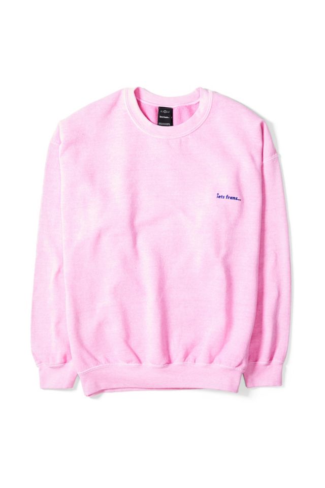 Pink shop pullover sweatshirt