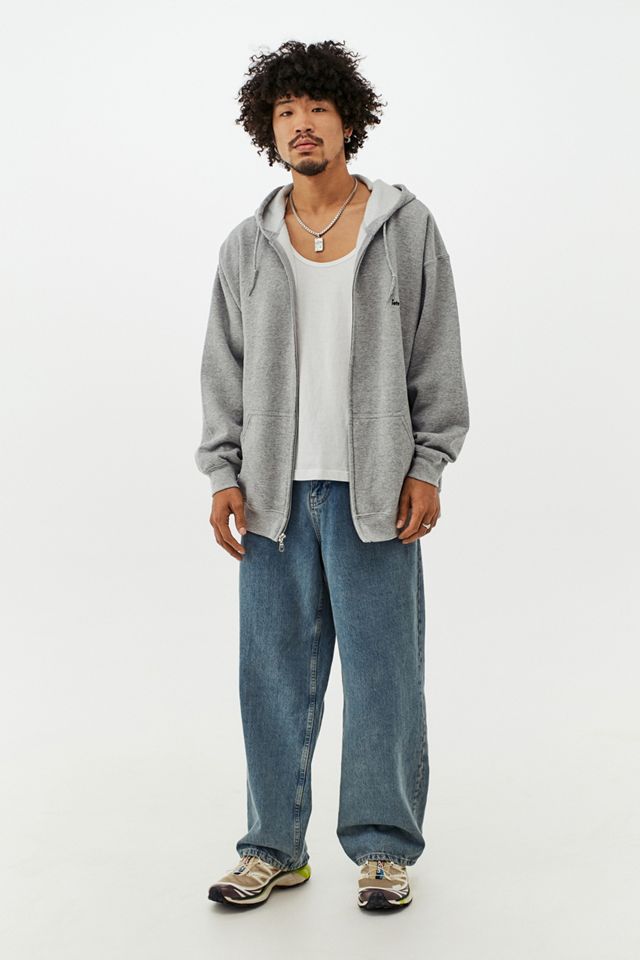 iets frans... Grey Zip-Through Hoodie #3