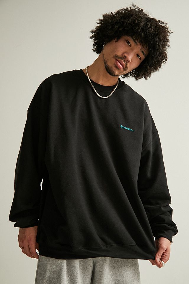 iets frans... Black Sweatshirt | Urban Outfitters UK
