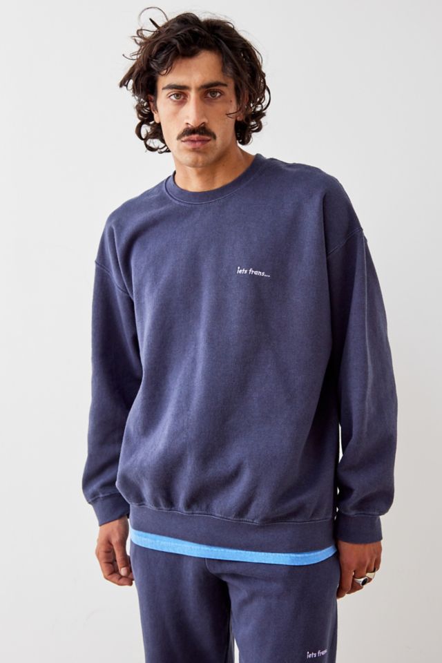 iets frans. Denim Blue Sweatshirt