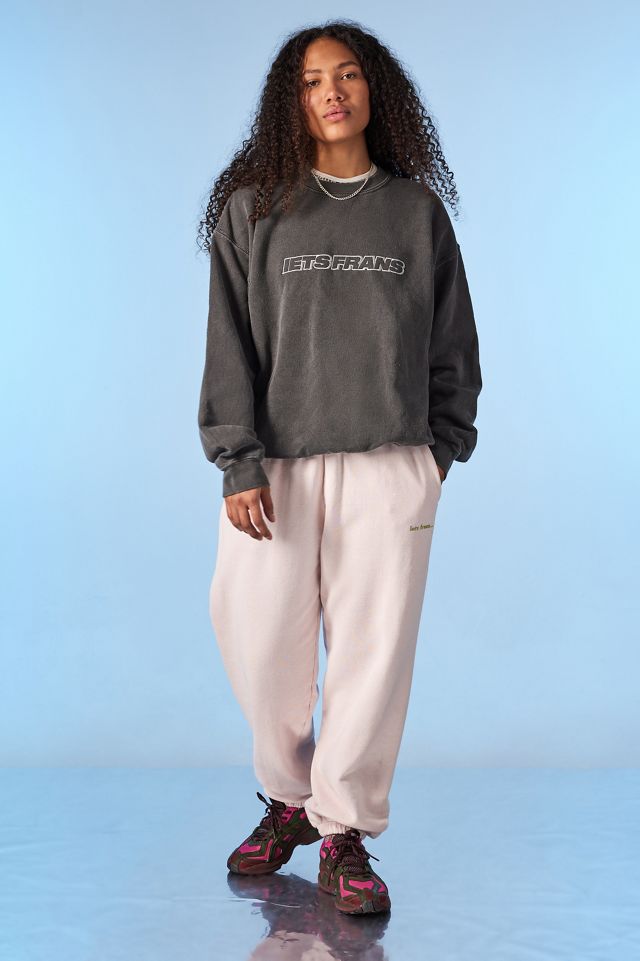 iets frans... Washed Black Embroidered Sweatshirt #6