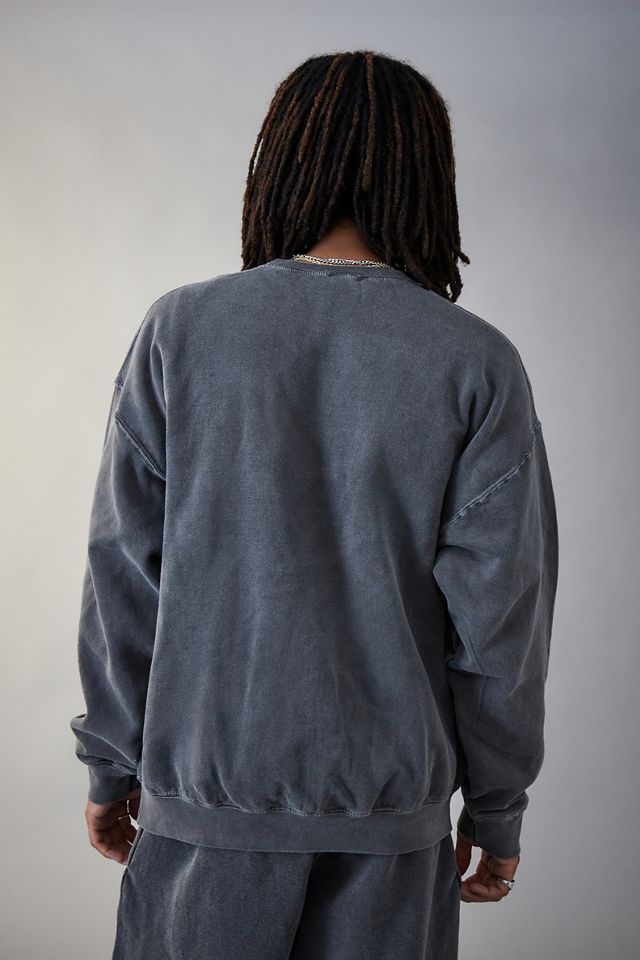 iets frans... Washed Black Embroidered Sweatshirt #3