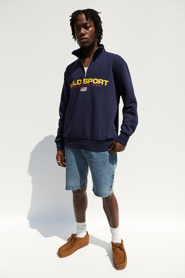 Polo Ralph Lauren Navy Sport Quarter-Zip Sweatshirt #2