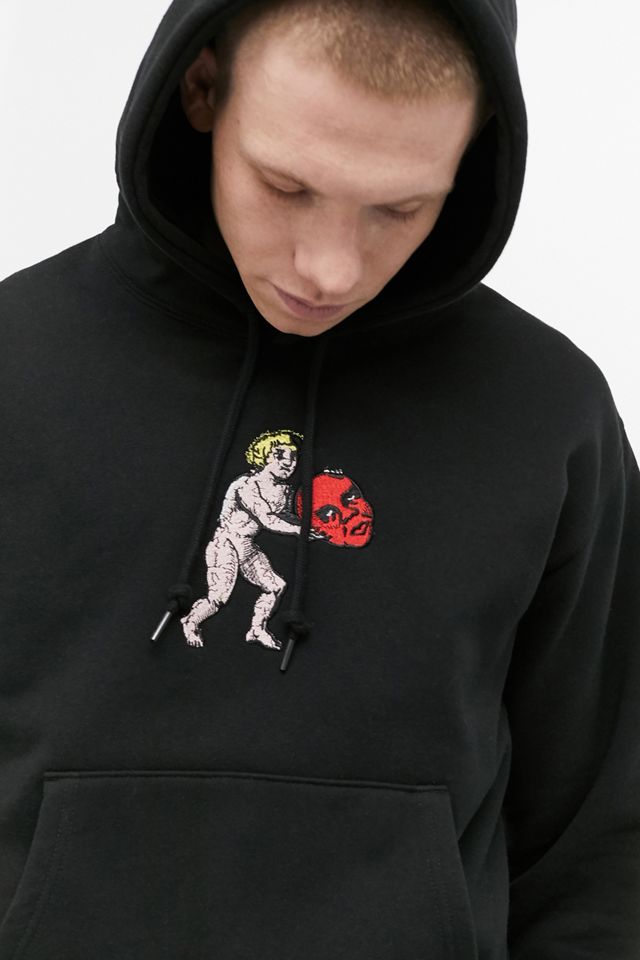 OBEY Sweat capuche noir Cupid