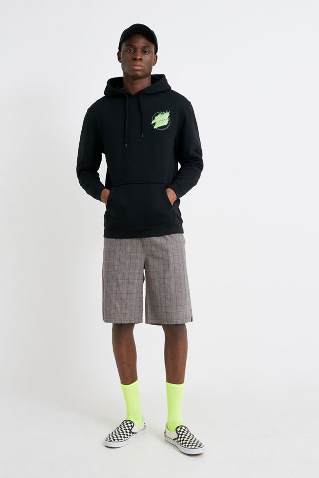 Santa Cruz, exclusivité UO - Sweat à capuche noir avec motif main hurlante enflammée  #1
