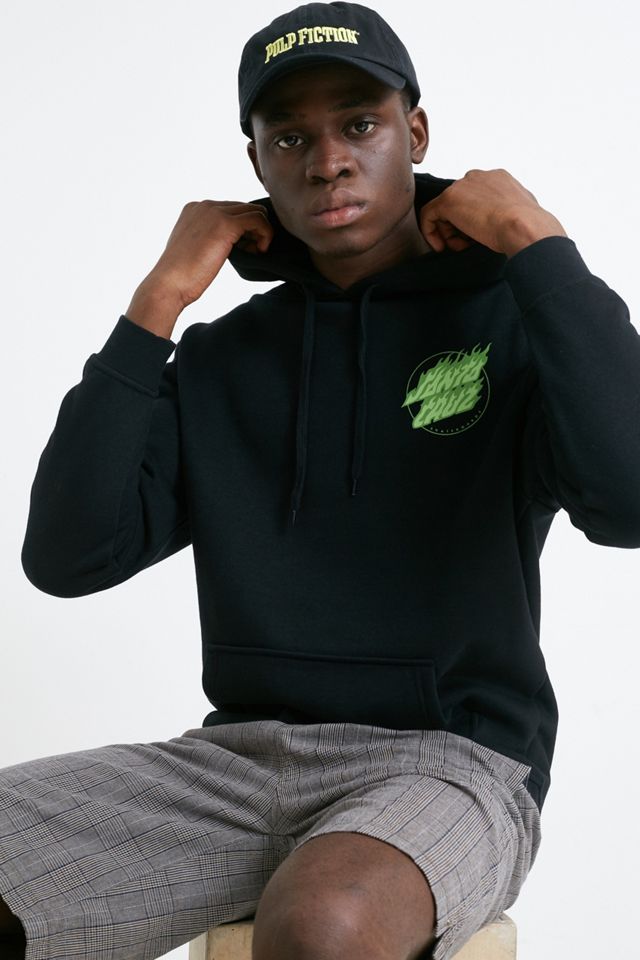 Santa Cruz, exclusivité UO - Sweat à capuche noir avec motif main hurlante enflammée  #2