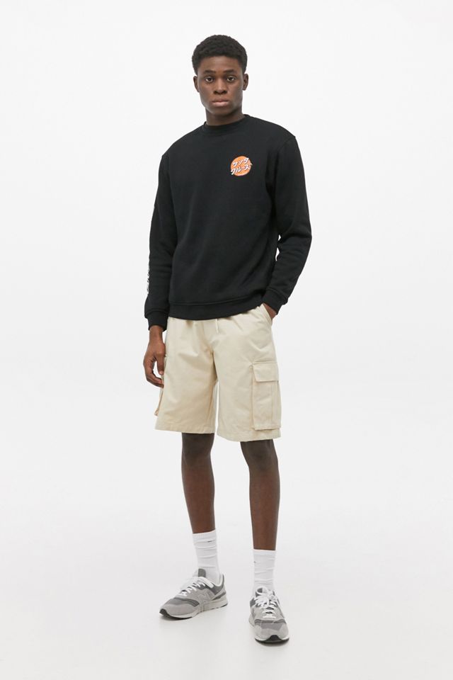 Santa Cruz Other Dot Logo Black Crew Neck Sweatshirt #1