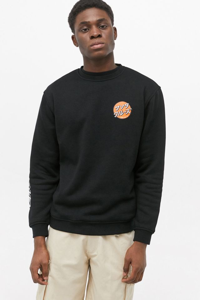 Santa Cruz Other Dot Logo Black Crew Neck Sweatshirt #3